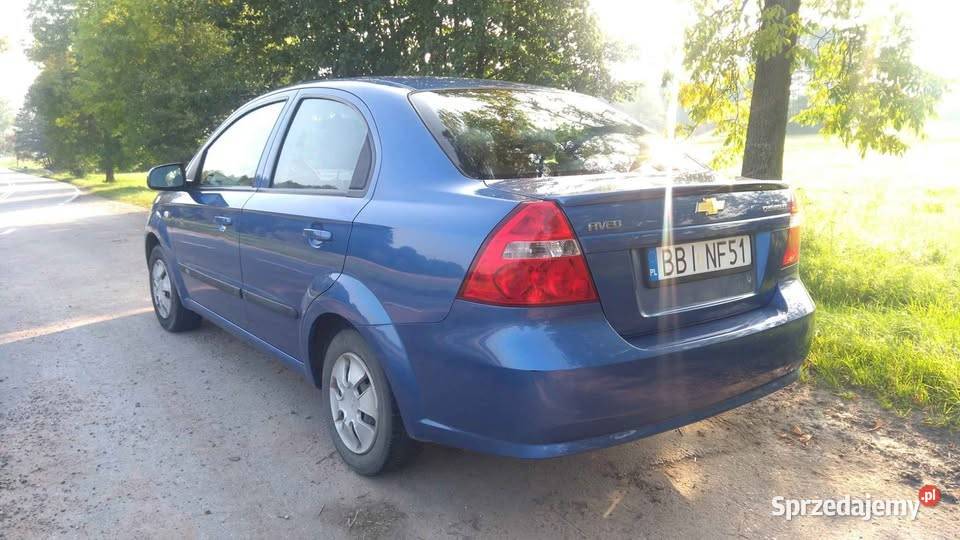 Chevrolet Aveo 14 Lpg gaz 2009 r Bezwypadkowy Aveo Bielsk Podlaski