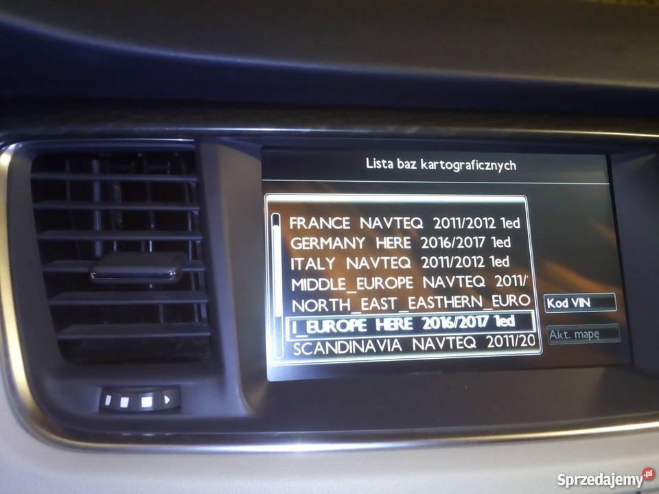 Peugeot 508 aktualizacja mapy Szczecin