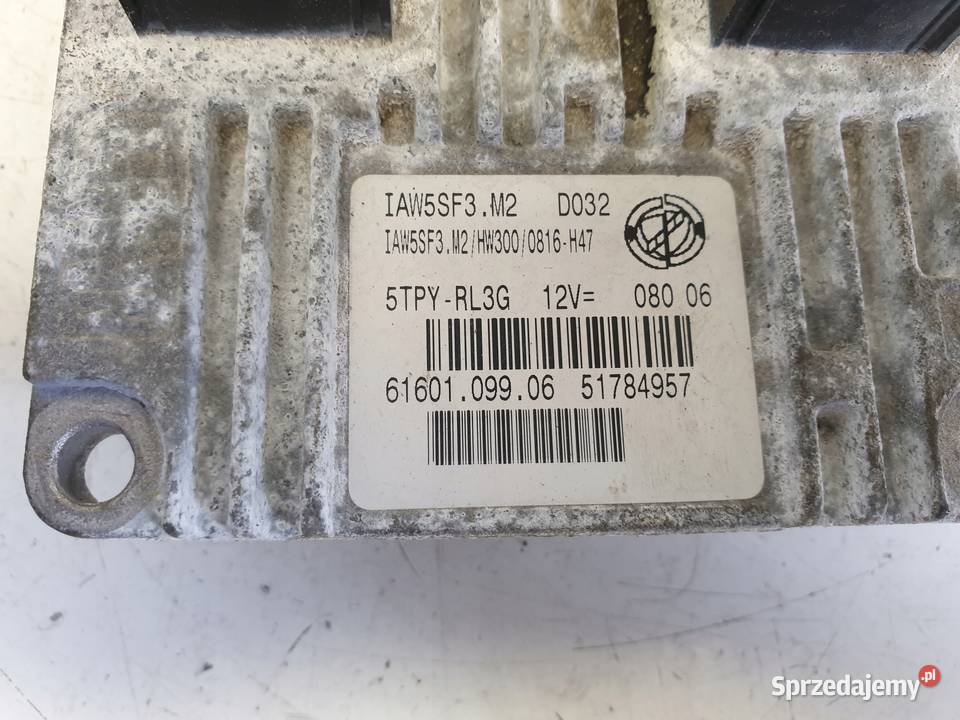 Fiat Grande Punto 14 16V STEROWNIK SILNIKA osobowe Chełm