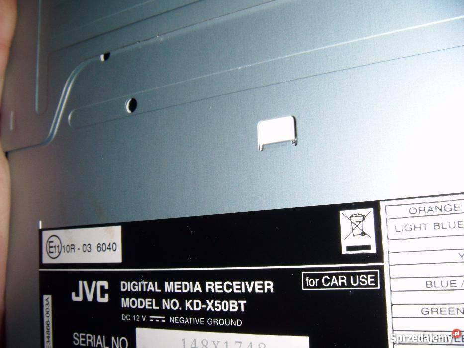 Radio JVC KDx50BT 2xUSB Aux Bluetooth MULTIKOLOR JVC Tychy sprzedam
