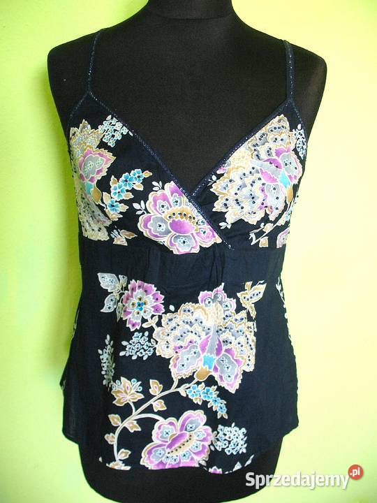 Bluzka w kwiaty 40 L biust 90 mazowieckie Siedlce