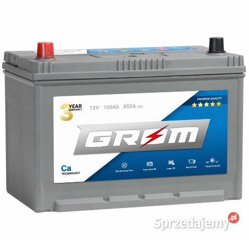 888x666x735 Akumulator GROM Premium 100Ah 850A Opole sprzedam