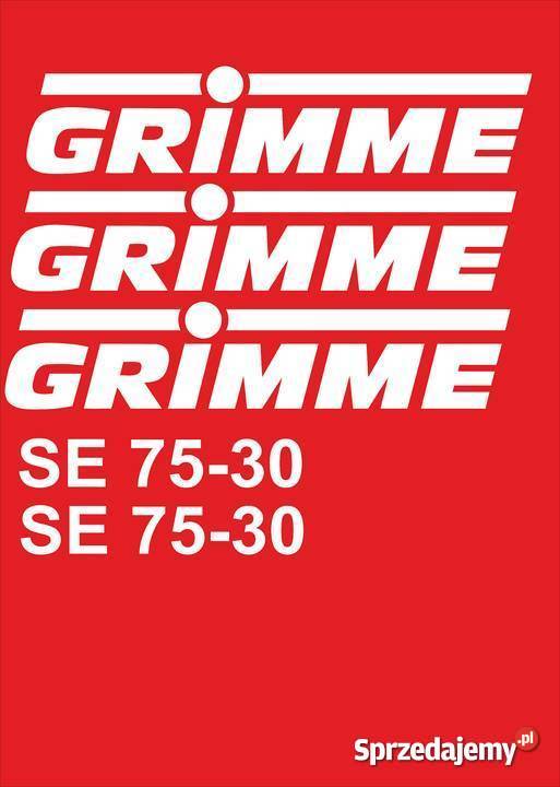 naklejki grimme se 7530 Pozostałe Jeżewo