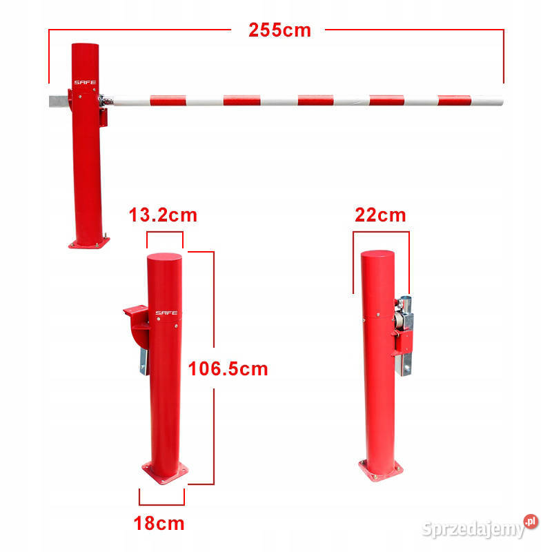 SZLABAN PARKINGOWY AUTOMATYCZNY Z RAMIENIEM 25 Warszawa