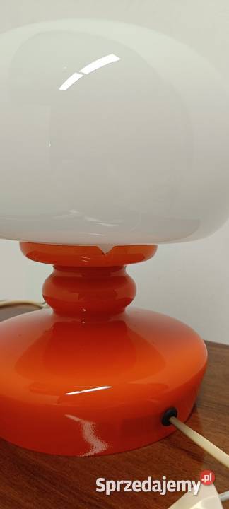 szklana lampa biurkowa nocna grzybek vintage Dom i Ogród Radomsko sprzedam