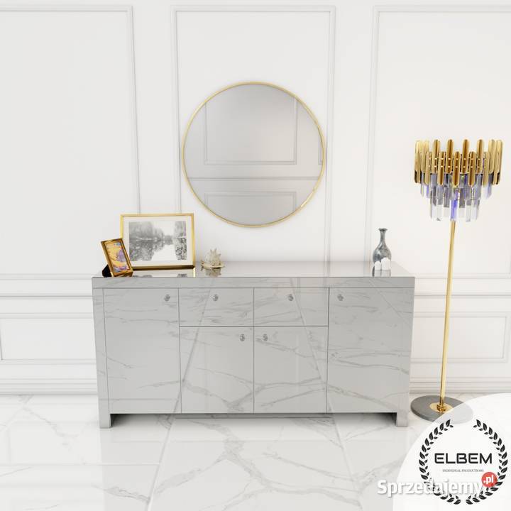 Lustrzana komoda w stylu Glamour 140cm mazowieckie Warszawa