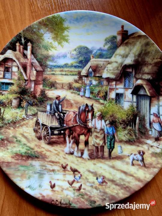 talerze ozdobne Antyki, Sztuka, Kolekcje Polanica-Zdrój