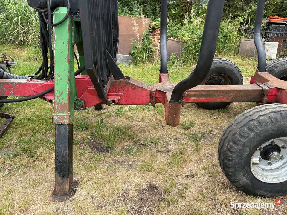 Przyczepa leśna z HDS 75 tonowa More Maskiner podkarpackie Lubaczów