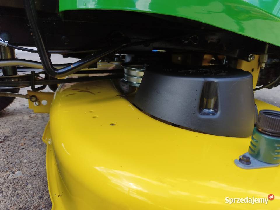Kosiarka traktorek John Deere E120 Białka