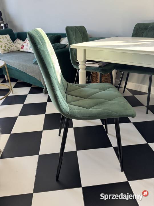 Krzesła z aksamitu Lubin