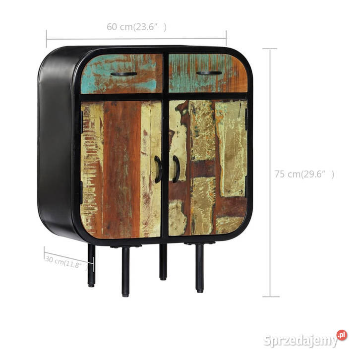 Szafka 60 x 30 x 75 lite drewno odzyskane mazowieckie Warszawa sprzedam
