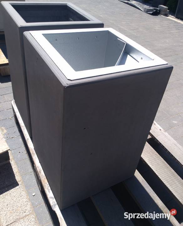 Kosz betonowy 60 l z wkładem z popielnicą K60 Łódź