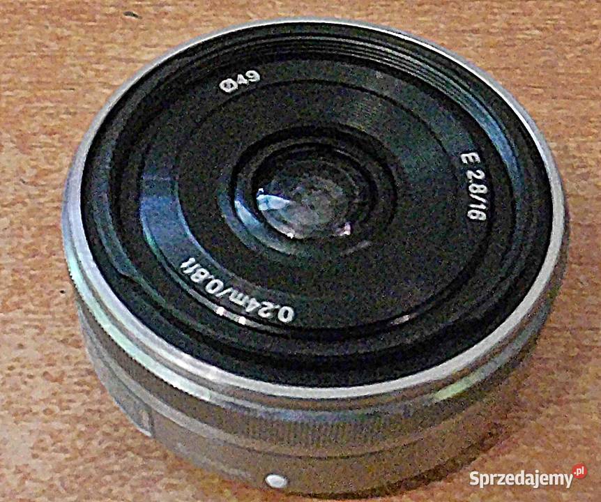 Obiektyw szerokokątny SonyE 16 mm 28 SEL16F28