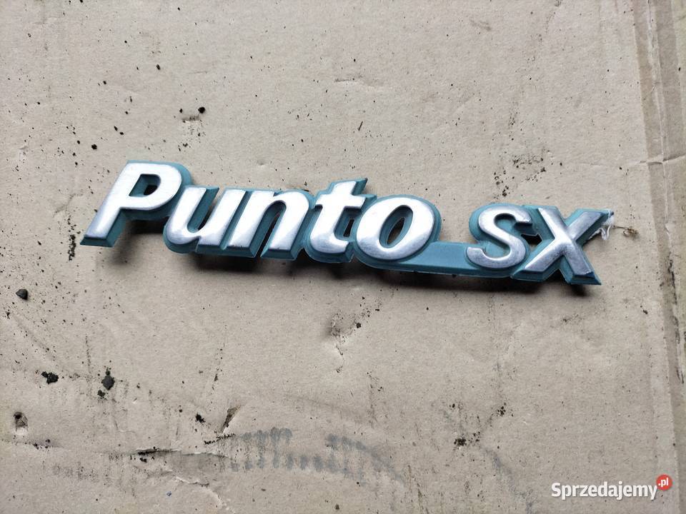 FIAT PUNTO 1 MK1 ZNACZEK EMBLEMAT NAPIS TYLNEJ Kamień-Kolonia