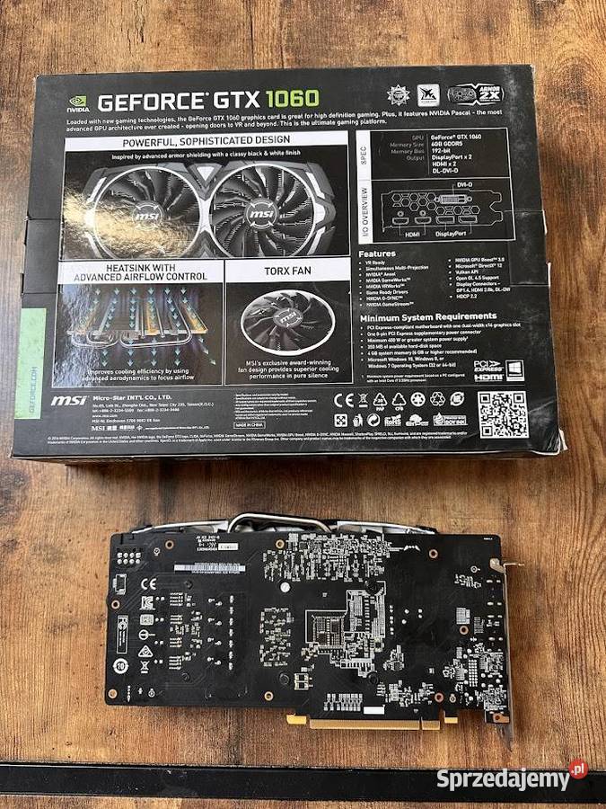 Karta Graficzna MSI GTX Armor 6 Gb nie wyświetla 6GB