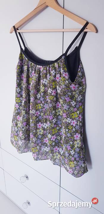 Kwiecista bombka na ramiączkach kolorowy Dąbrowa Górnicza