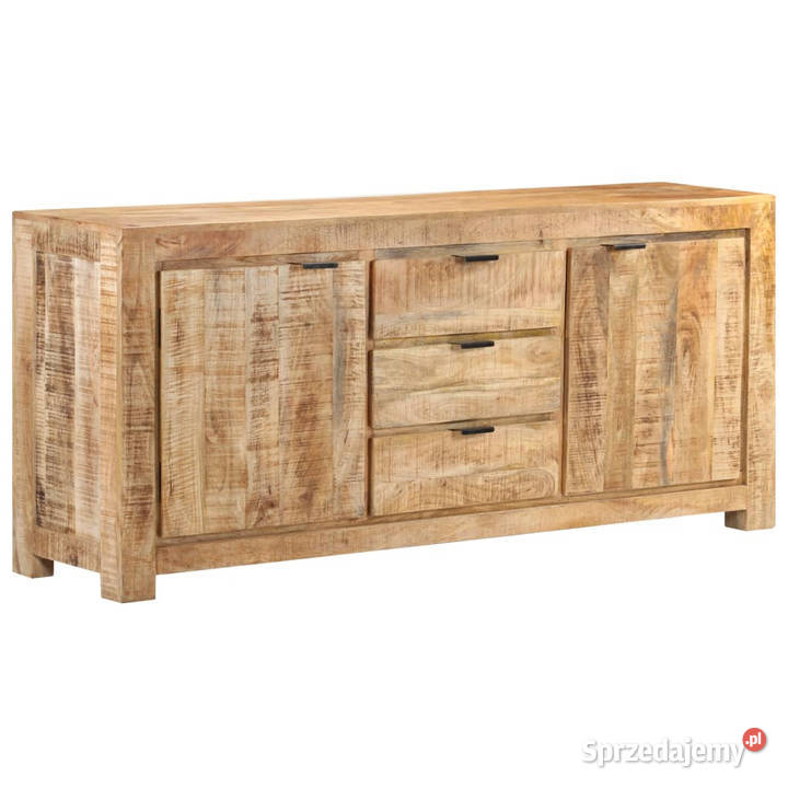 Szafka 175 x 40 x 75 surowe drewno mango Warszawa