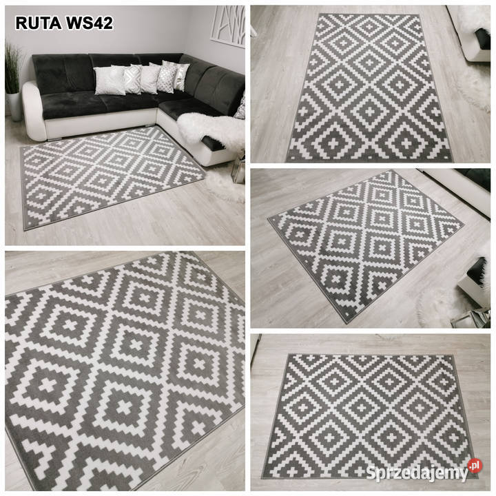 DYWAN 140X200 IDEA RUTA WS42 GĘSTY WŁOS szary Białystok