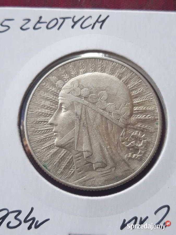 5 Głowa kobiety 1934 r 2 Super Numizmatyka Konin