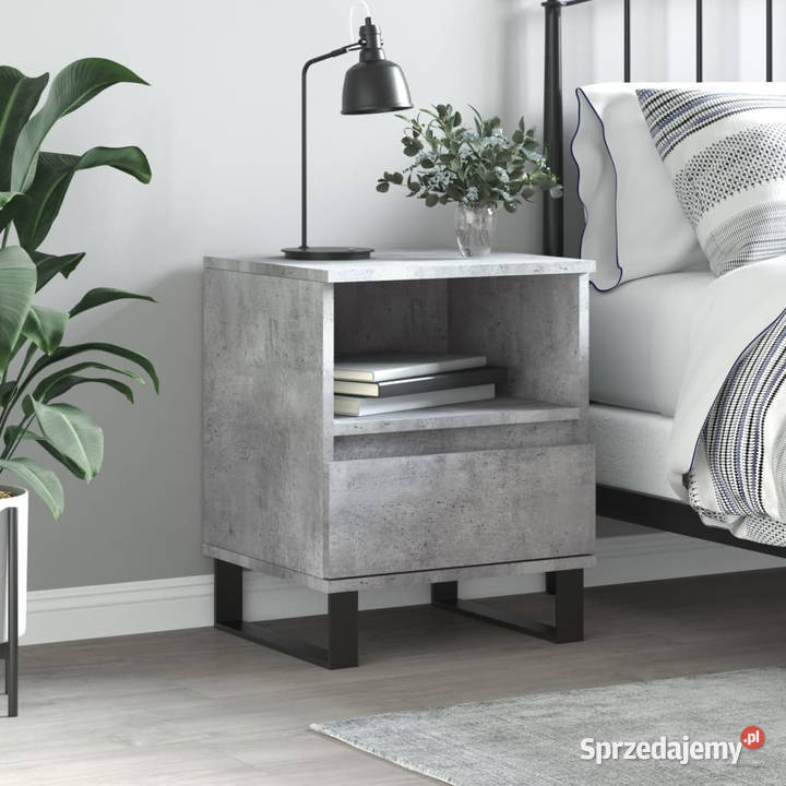 Szafka nocna szarość betonu 40x35x50 WM830644 Warszawa sprzedam