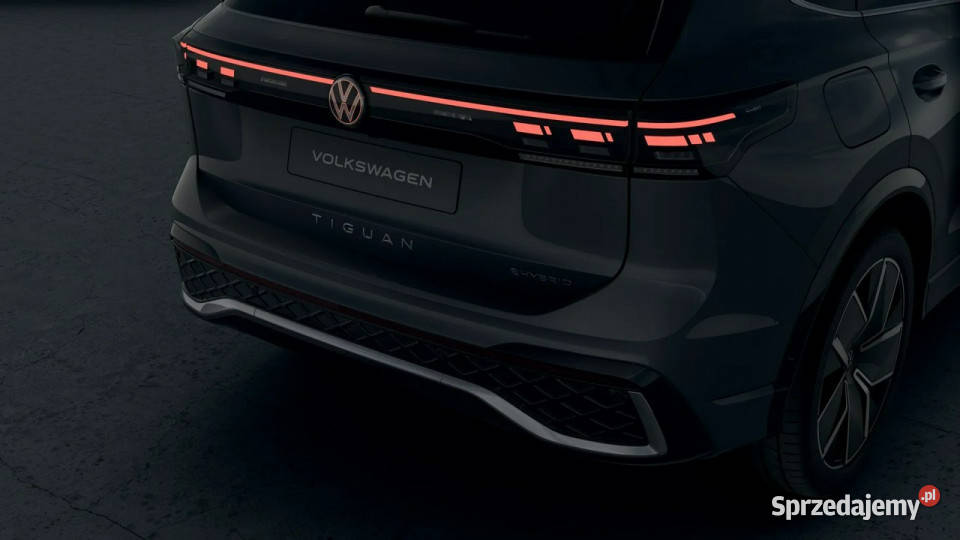 Volkswagen Tiguan RLine Plus 15 eHybrid 177 DSG czujnik deszczu Łódź