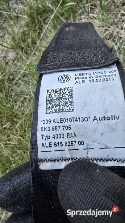 PAS NAPINACZ LEWY 5K3857705 ORYGINAŁ warmińsko-mazurskie Ostróda