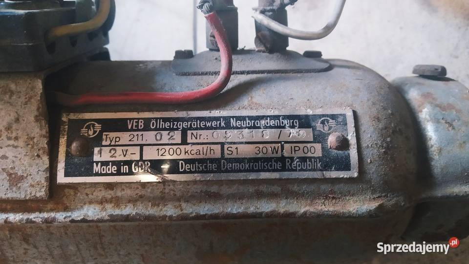 Webasto ogrzewanie postojowe DDR VEB 211 GOLF