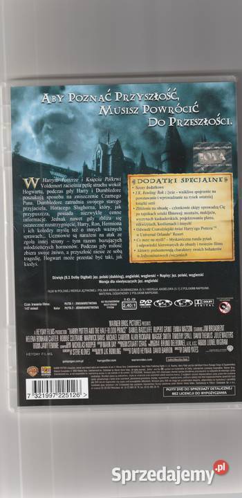 Harry Potter i Książę Półkrwi 2 DVD edycja specj mazowieckie sprzedam