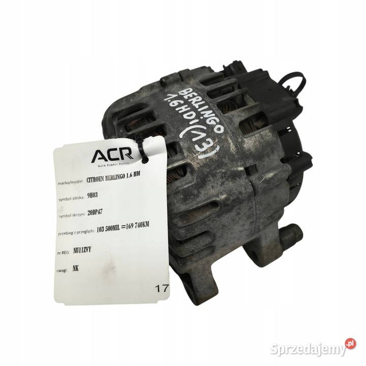 ALTERNATOR Citroen Berlingo Peugeot Partner II Chełm sprzedam