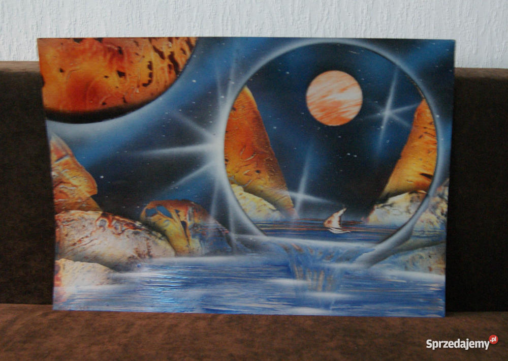 Obraz malowany sprayem Bytom