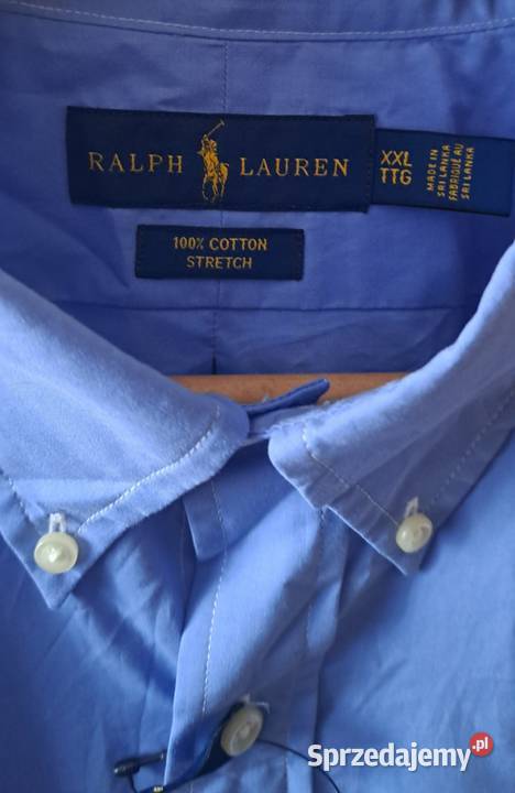 Koszula gładka Ralph Lauren męska Strzegom