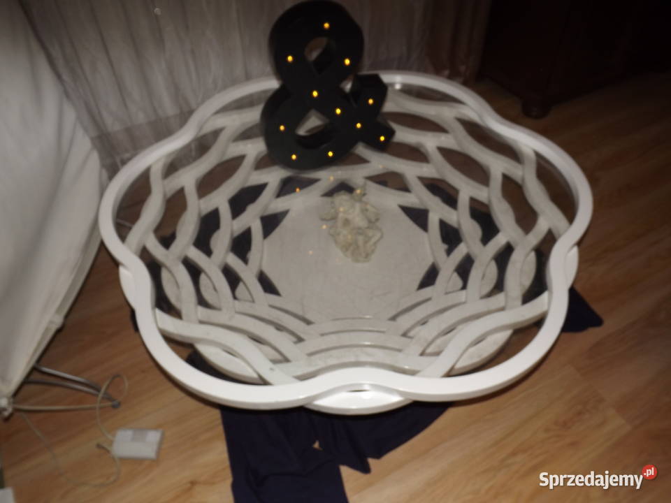 Stolik ażurowy w stylu BOHO unikat 120x30 Szczytno