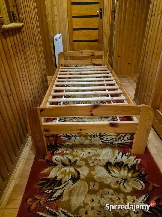 Łóżko drewniane 90x200 sprzedam