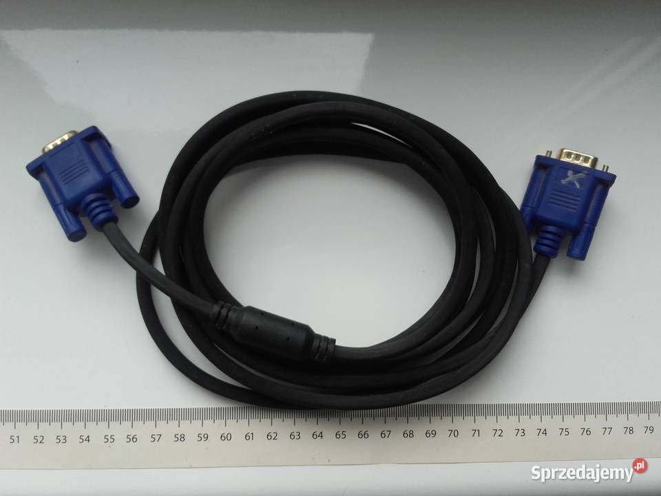 Kabel VGA DSUB 3m 300 SVGA używany sprawny kolor D-SUB Bydgoszcz