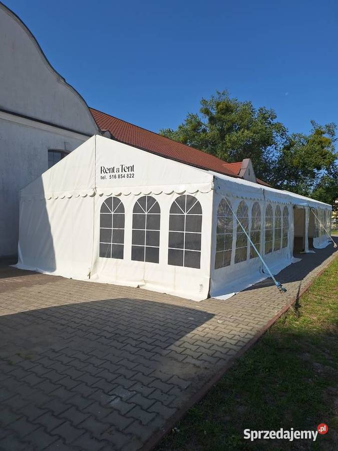 Namioty bankietowe imprezy plenerowe lubelskie Konopnica