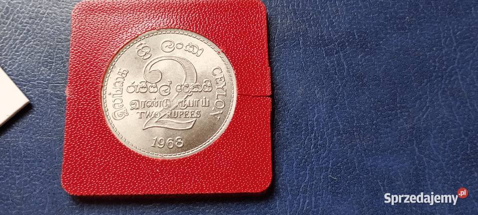 Stare monety 2 rupie 1968 FAO Cejlon mennicza Lesko sprzedam