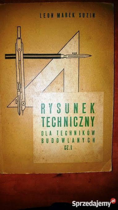 Stare wydanie Rysunek Techniczny Antykwariat wielkopolskie Poznań sprzedam