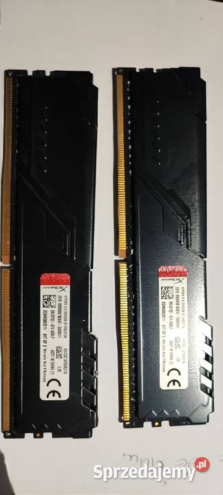 Kingston HyperX FURY 16GB 2x8GB DDR4 2666mhz Pojemność 16GB sprzedam