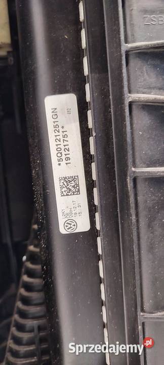 VW TIGUAN II PAS PRZEDNI CHŁODNICE KOMPLET 20