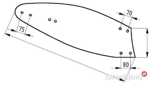 Skrzydło odkładni prawe 94594 506094594 Kamionna
