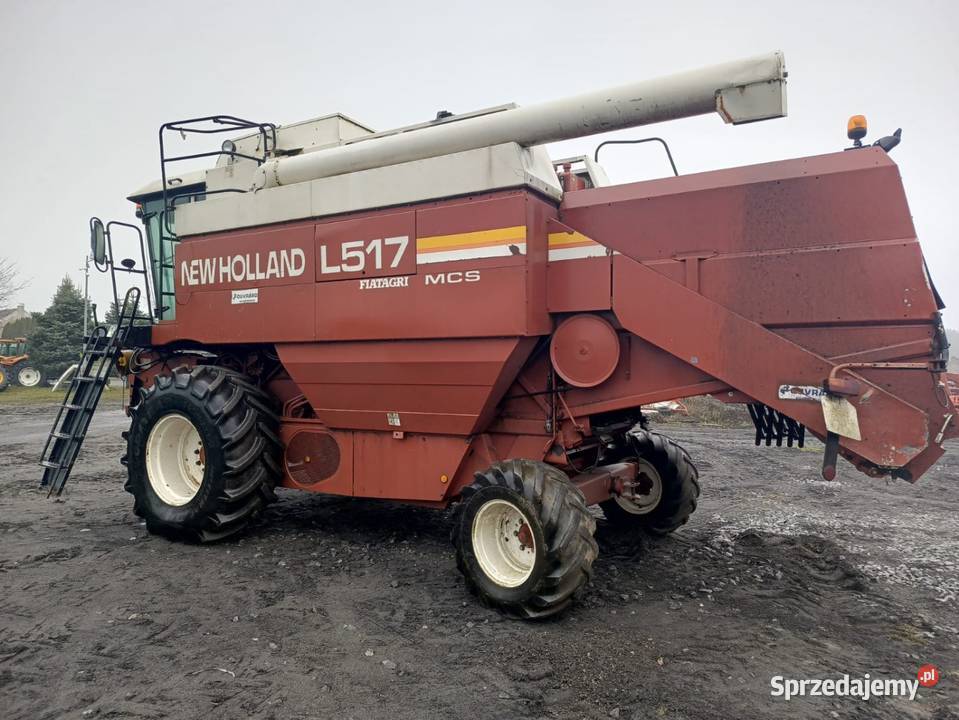 Kombajn Holland Laverda 517 Heder z wózkiem 45 m Łobżenica