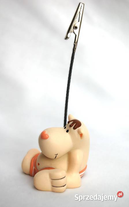 Klips na zdjęcie pocztówkę hipopotam figurka Lublin sprzedam