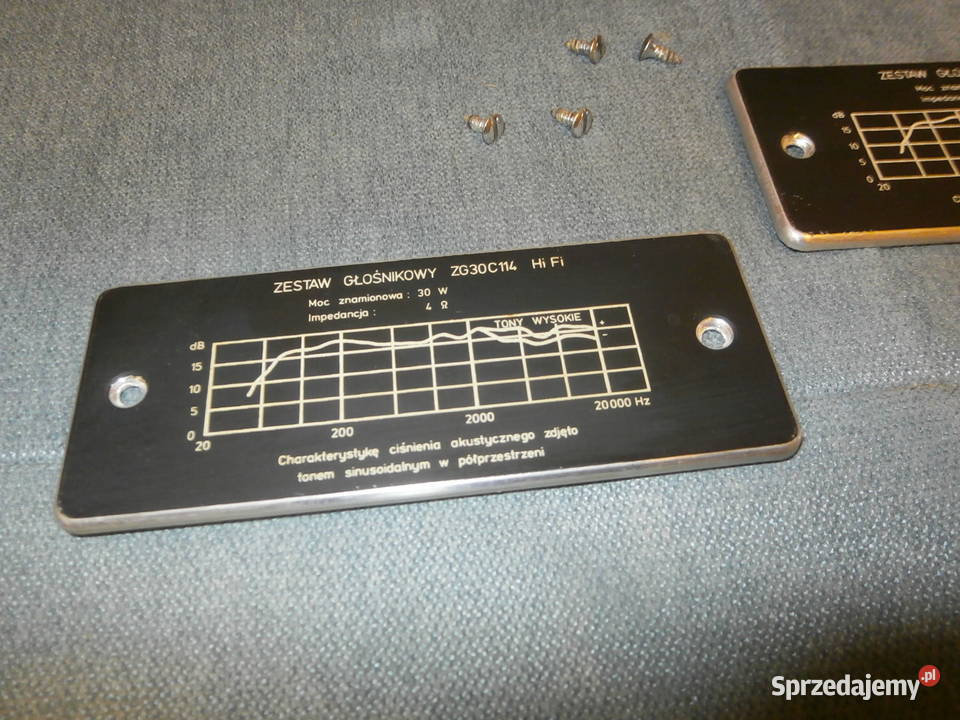 TONSIL ZG 30 C114 4ohm tabliczki 2 ładne Łódź