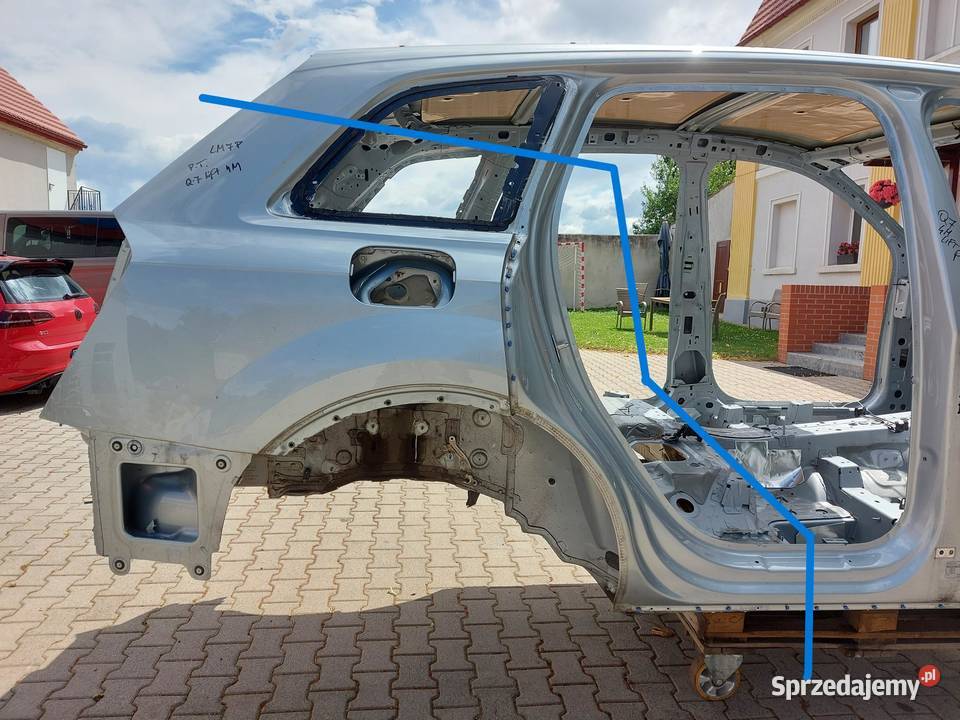 Audi Q7 II LIFT 4M0 TFSI tył błotnik ćwiartka
