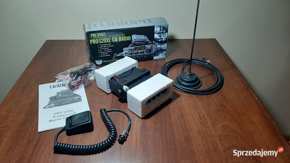 CB Radio Uniden PRO 520XL komplet z anteną Myślenice sprzedam