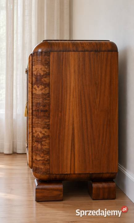 Komoda duża Art Deco antyk rzeźby Poznań sprzedam