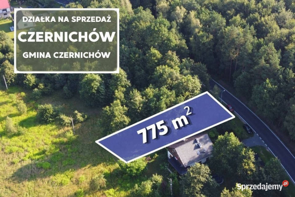 Dzałka BUDOWLANA 775 m2 Czernichów sprzedam