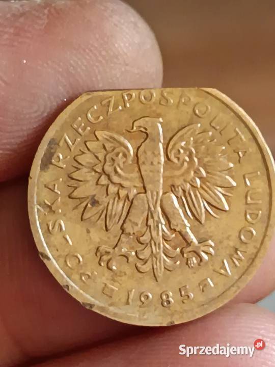 Sprzedam monetę 2 zlote 1985 odkrój blachy Chełm sprzedam