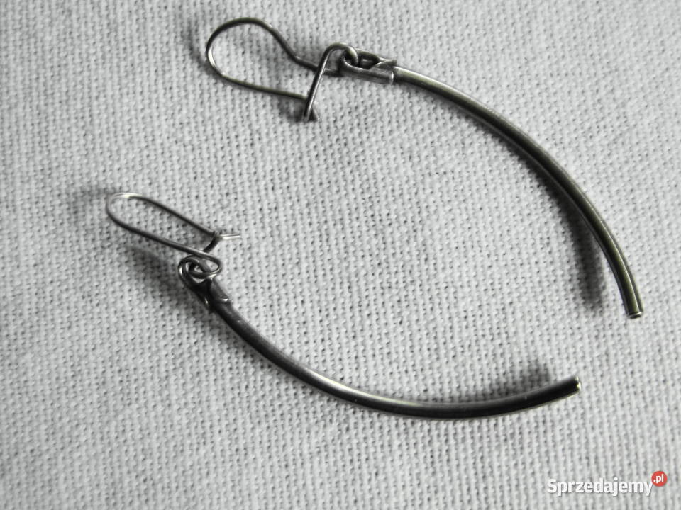 Długie kolczyki srebro 925