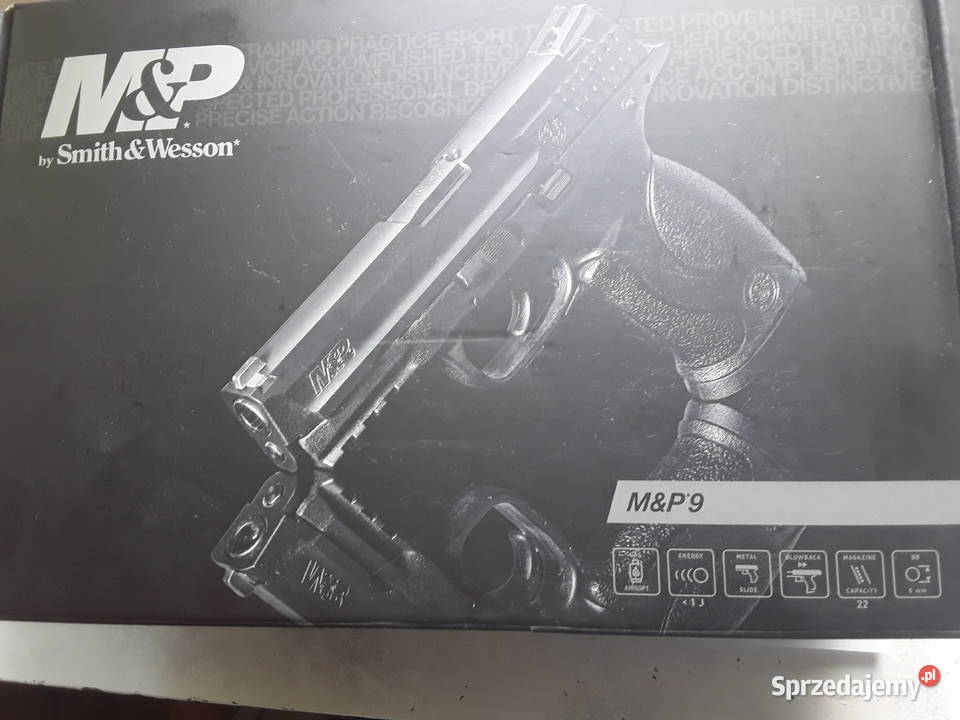 Repika asg SmithWesson MP 9 green gaz Sporty strzeleckie i myślistwo Terespol